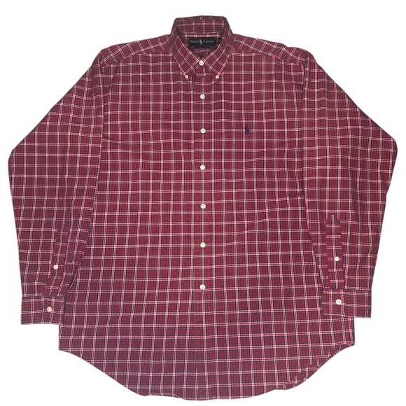 Ralph Lauren Plaid Long Sleeve “Blake” Shirt - Picture 2 of 6